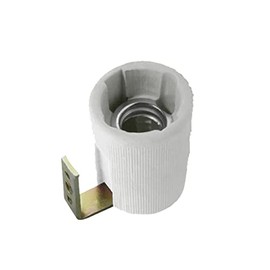 oniroview Ceramic Lamp Holder 230V E14 with Mounting Bracket High Temperature Resistance