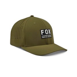 Fox Racing Men's Non Stop Tech Flexfit, Olive Green, Small-Medium