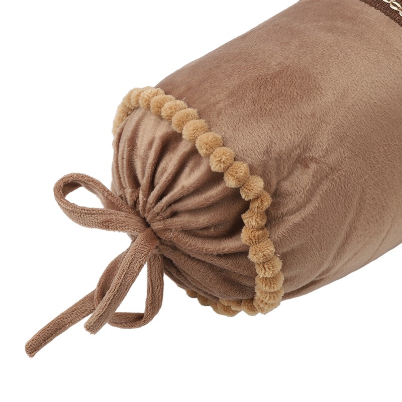 Foot Massage Cylinder Pillow Detachable Soft Foot Embroidery Cylinder Pillow