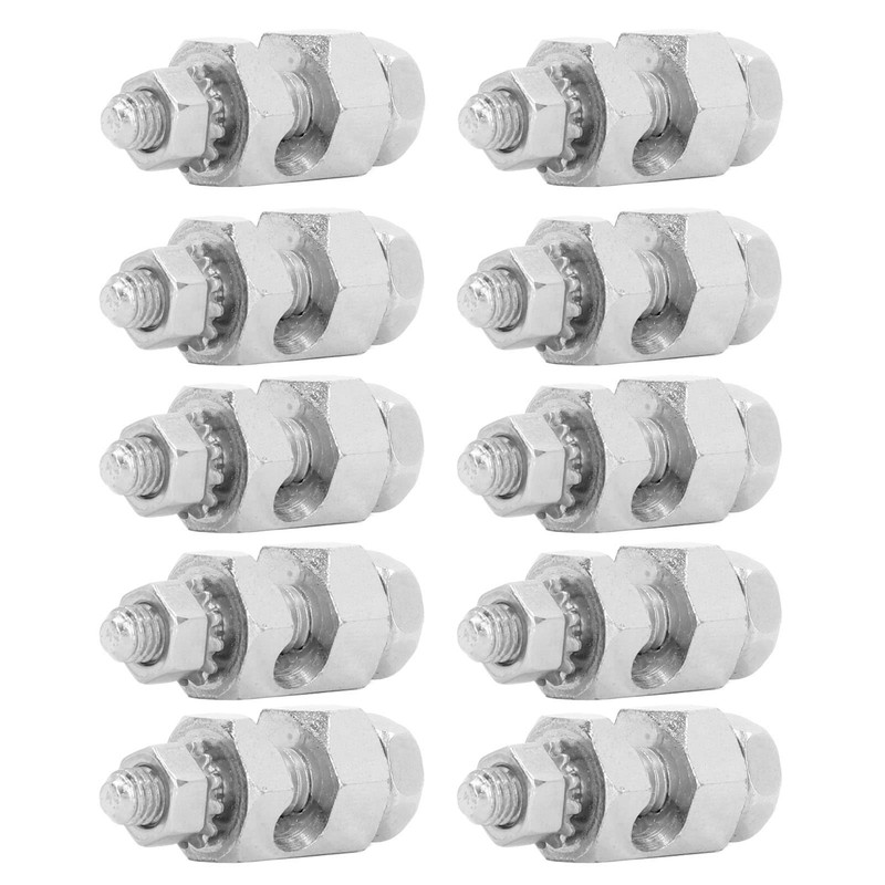 Cable Clamp, 10PCS Copper Solar Panel Cable Clip Solar Panel