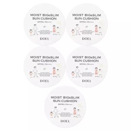 Doel 도엘 제이슨 촉촉 빅앤슬림 썬쿠션 27g 5개 Doel Jason Moisture Big & Slim Sun Cushion 27g 5 Pack