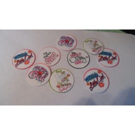 Unbranded Pre Cut One Inch Bottle Cap Images! PAPA'S GIRL DADDY'S LITTLE GIRL Free Ship - photo, 25 images