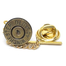 Menz Jewelry Accs Bullet .45 Caliber TIE TACK Manufacturer Direct Pricing