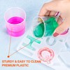 50 Pcs Plastic Measuring Cups, Resin Mixing Cups, Epoxy Mixing