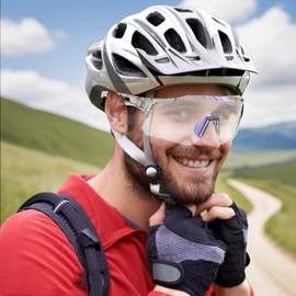 Sport Sunglasses | Interchangeable Lens Glasses | Lightweight Frame Eyewear for Men Women Sports Daily Running Hiking Driving Mountain Road