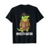 Investigator - Alligator Crime Private Detective Espionage T-Shirt