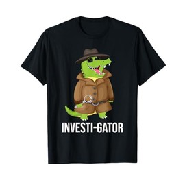 Investigator - Alligator Crime Private Detective Espionage T-Shirt