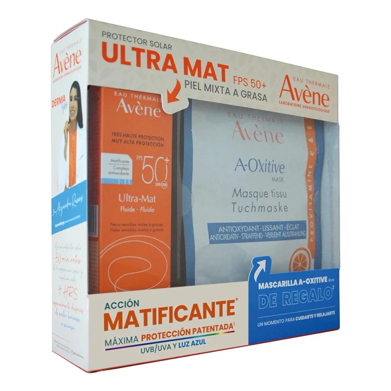 Aveneprotector Solar Ultra Mat Fps50 + Mascarilla A-oxitive