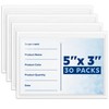 Mifflin-USA Index Card Holder (3x5”, 30 Pack), Clear Self-Adhesive Card
