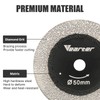 Vearter Glass Cutting Disc 5PCS, 2'' Double-Sided Diamond Cutting Wheel
