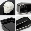 Kcgani 1 Pcs Ceramic Butter Dish with Lid Set, Black