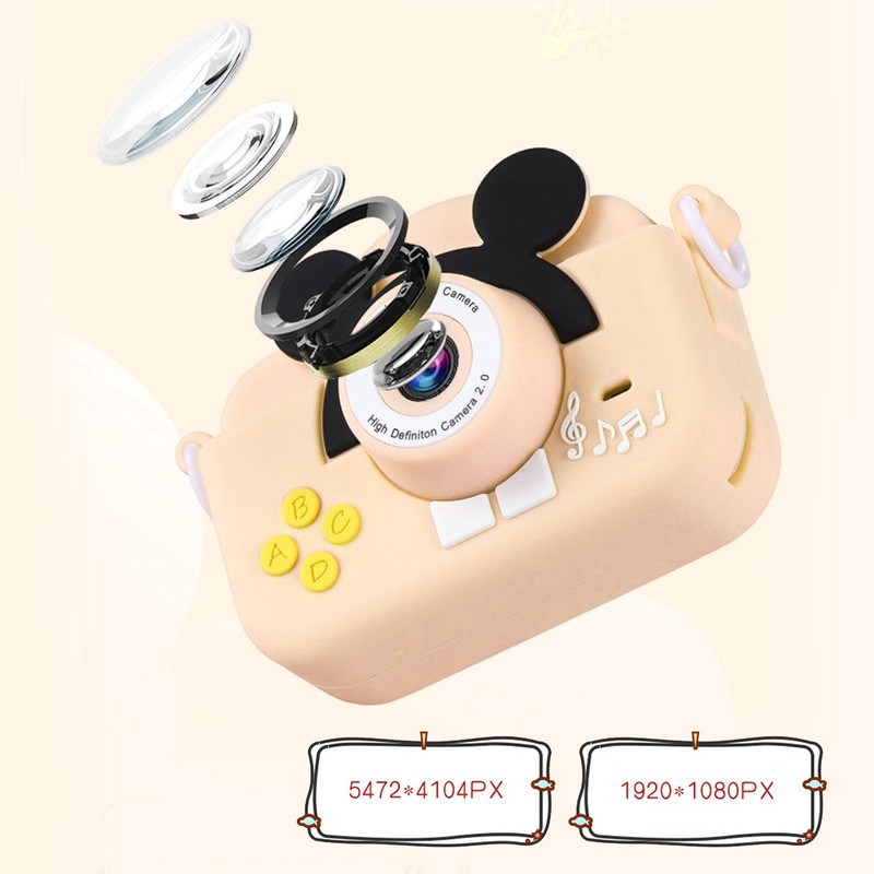 Kids Mini Digital Camera 2 Inch Screen 2MP High Definition