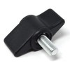 Design61 4 x Plastic Wing Screws with Threaded Bolts Steel