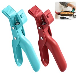 Pinza para platos calientes, clip multiusos antiquemaduras, pinzas elevadoras para platos calientes, pinzas multifunción para platos calientes, clip a