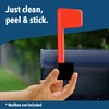 Impresa Stick-On Mailbox Flag Replacement Kit - 2-Pack Red Plastic