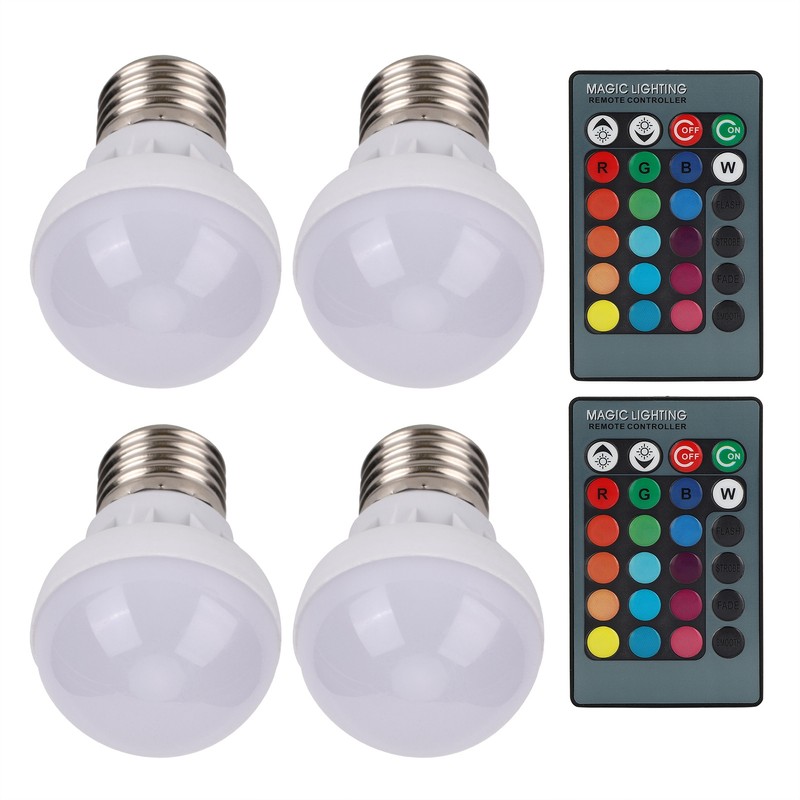 E27 RGB Color Changing Light Bulbs 40W LED Light Bulb