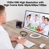 Svpro Ultra-Weitwinkel-Webcam 1080P 30fps Hochauflösende Industrie-USB-Kamera für HD-Sicherheitssystem, Plug-and-Play-Skype-Konferenzkamera,Windows,Linux,Android und
