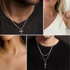 ASHINE Silver Chain for Men Silver Rope Chain Necklaces Young