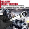 CROM 4-in-1 Reversible Ratcheting Wrench Set - 2 Piece, SAE,