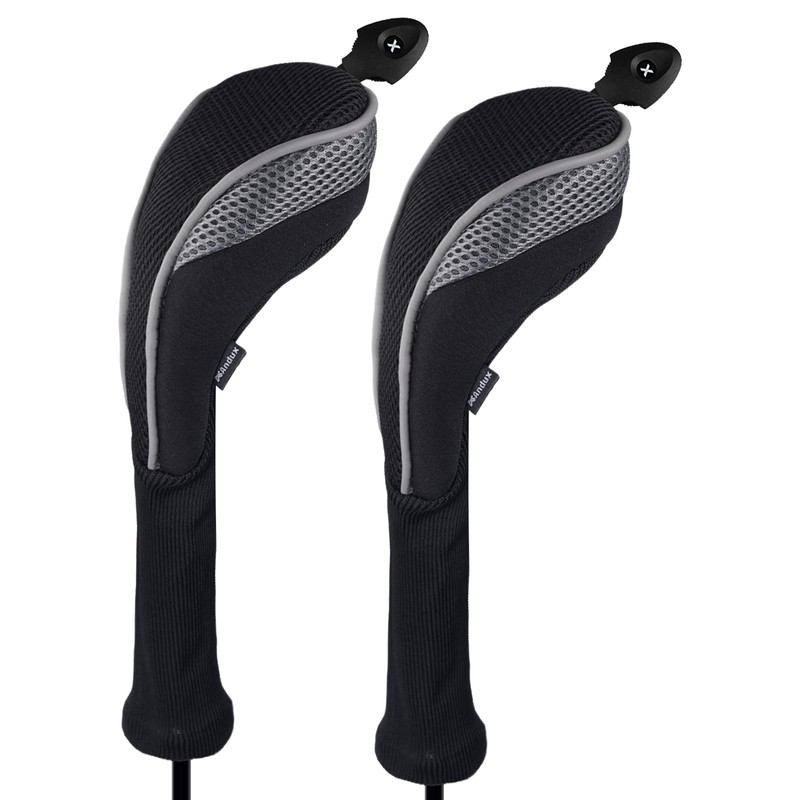 Andux 3 Pack Long Neck Golf Hybrid Club Head Covers