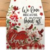 Happy Valentines Day Table Runner Galentines Day Kitchen Dining Table