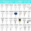 WAHLINPARTS 56 Construction Equipment Master Ignition Keys Set CAT Case