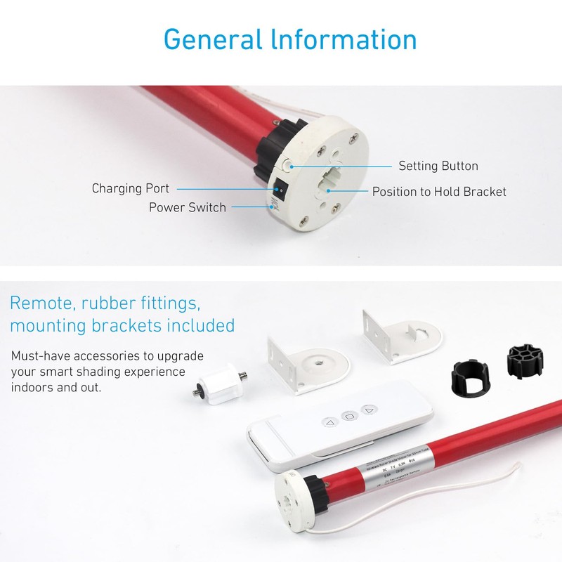 Rollerhouse 1-1/8" (28mm) Battery Powered Motor Kit with Remote Control