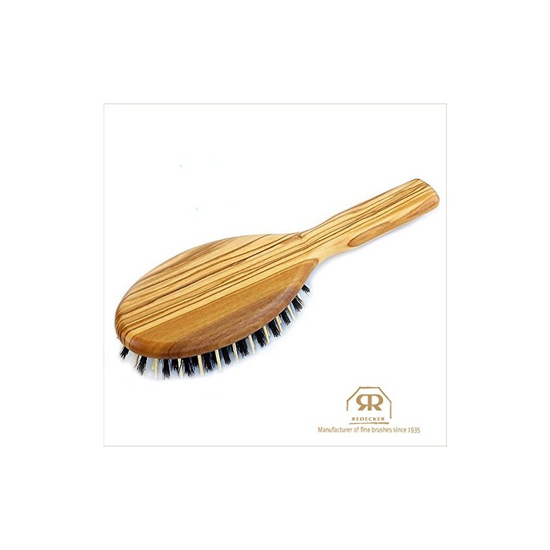 Redecker Olive Wood Hair Brush (Wood Pin & Boar Hair