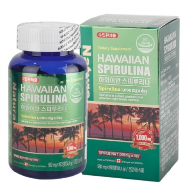 Spirulina Hawaiian Spirulina helps skin health with antioxidants / 스피루니나