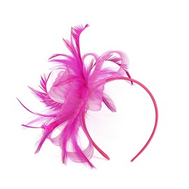 Fascinator Hats Bridal Veil Headpiece Women Girls Hair Clip Accessory Cocktail Party Hair Clip Classic Elegant Headpiece 20s Headband Feather Wedding Hair Accessories Church Tea