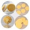 PACKOVE 100Pcs Rounded Makeup Powder Face Cleaning Applicators for Cosmetics
