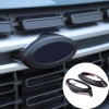 carpart2021 Matte Black Front & Rear Emblem Logo Ring trim