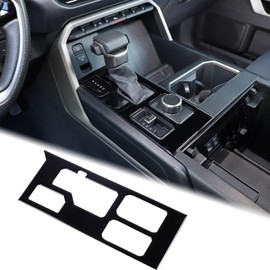 Aunginsy Car Central Control Gear Shift Panel Trim Cover Compatible with Toyota Tundra/Sequoia 2022-2024 Pickup Gear Shifter Console Anti-Scratch Panel Frame Decorative Sticker Protection Accessories