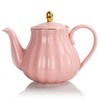Sweejar Royal Teapot, Ceramic Tea Pot with Removable Stainless Steel