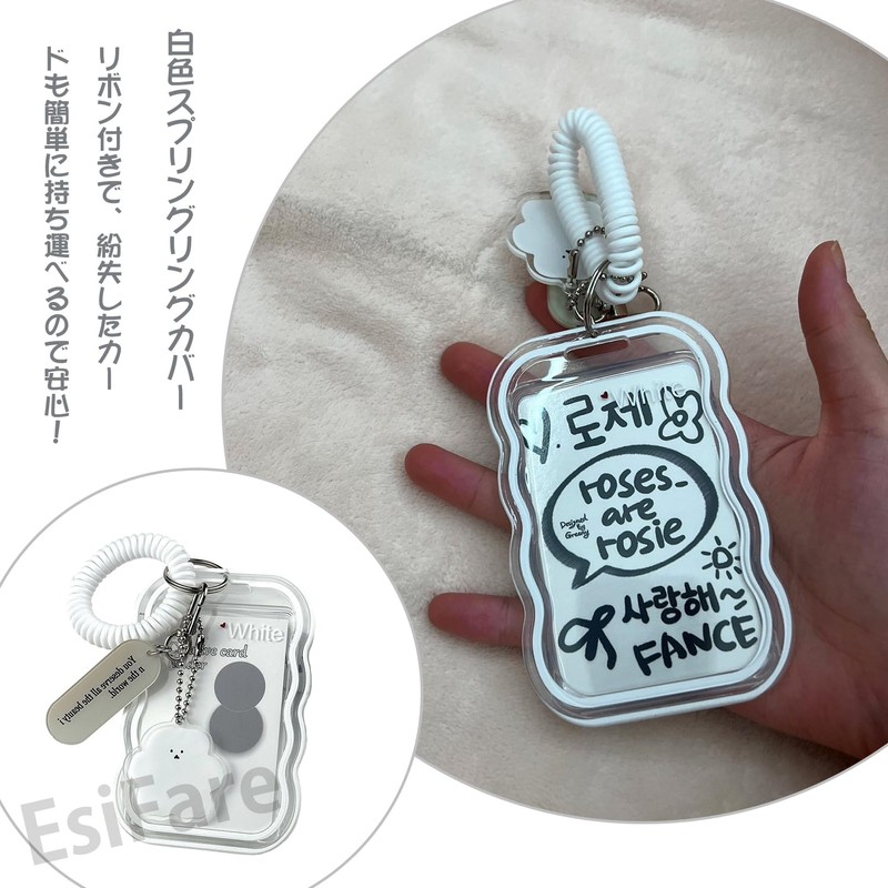 EsiFare Card Case, Key Holder, Clear on Both Sides, Set