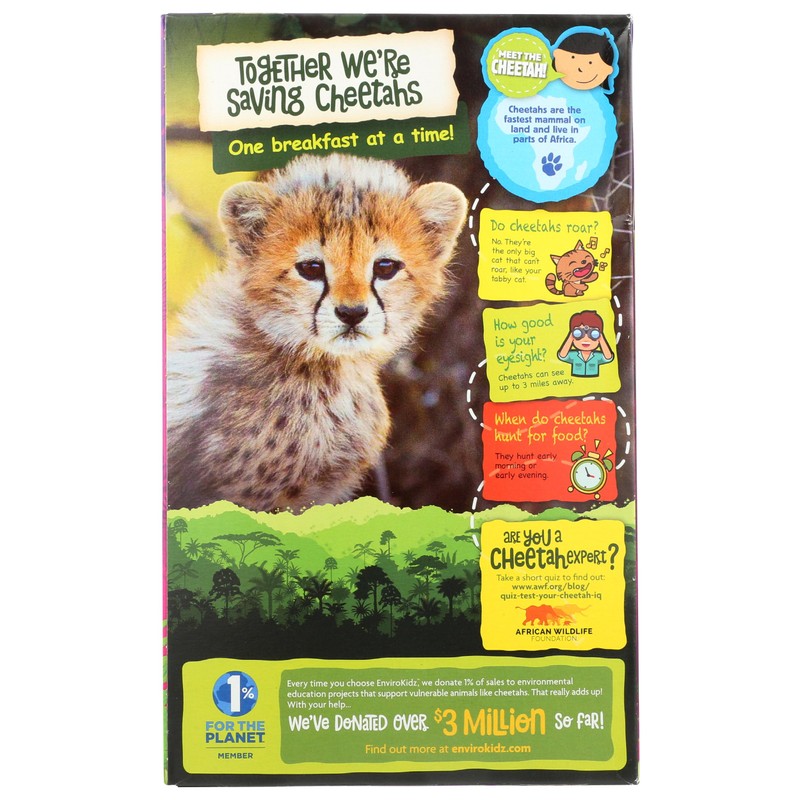 NATURES PATH CEREALS KIDS CHEETAH CHOMPS OR 10 OZ