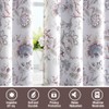 H.VERSAILTEX Blackout Curtains 96 Inch Length 2 Panels Set Floral