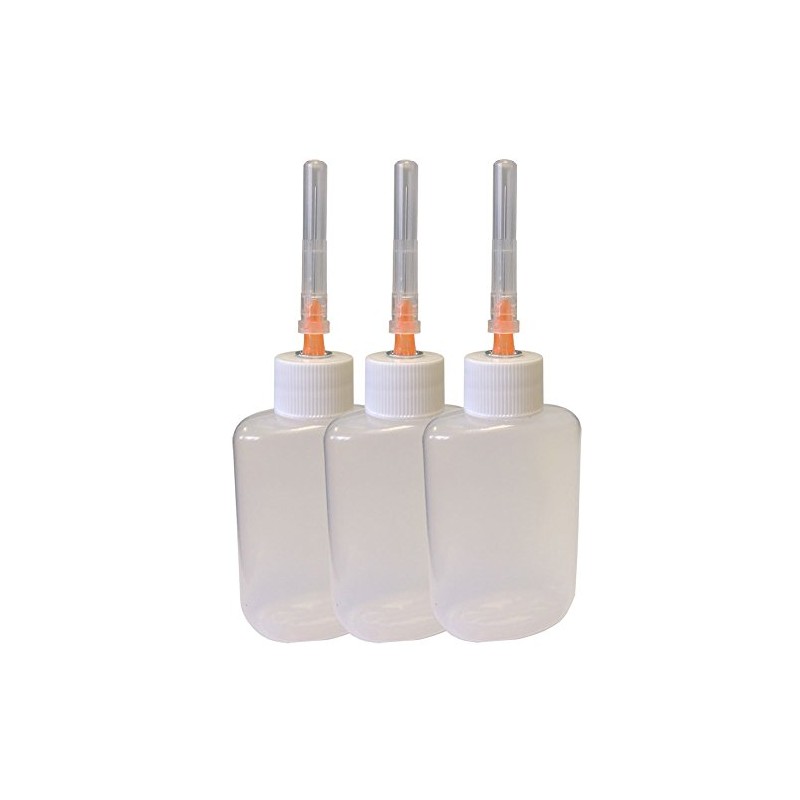 Applicator Bottle with Stainless Steel Needle - 3 Pack |