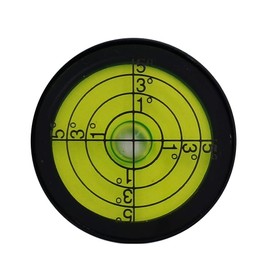 XMLEI High Precision Horizontal Bubble Cardan Level Horizontal Bead Leveler Round Bubble Spirit Level Diameter 30mm (Green) (30X8mm（With no magnetic）)