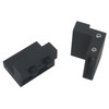 FDXGYH 2 PCS Sliding Barn Door Rail Track Limiters Barn