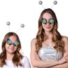 Cheerin Silver Alien Headbands & Glasses – Adult Martian Antenna