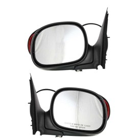 Garage-Pro Mirror Set Compatible with 1997-2003 Ford F-150, 1997-1999 Ford F-250, 2004-2004 Ford F-150 Heritage, Driver and Passenger Side, Paintable, Power