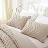 YIRDDEO Taupe King Size Comforter Set 3Pcs, Boho King Comforter