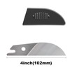 O’Shine Miter Shears 3pcs Replacement SK5 Steel Blades with Sheaths,