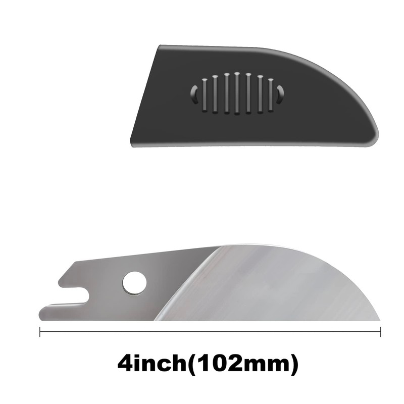 O’Shine Miter Shears 3pcs Replacement SK5 Steel Blades with Sheaths,