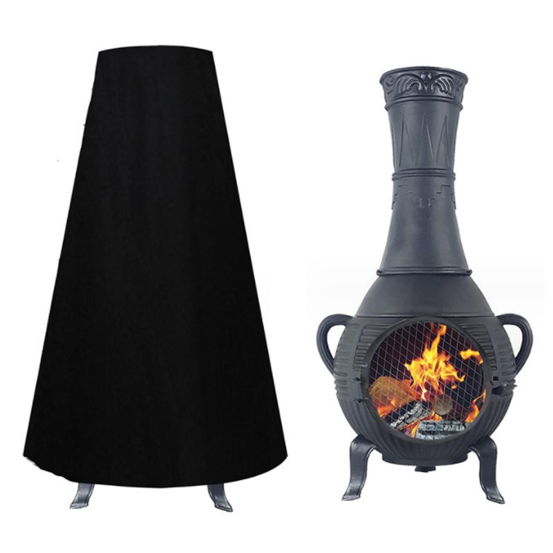 Chiminea Covers Waterproof Dust Prevention 210D Oxford Cloth Patio Chiminea