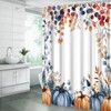 MYYJYY Fall Pumpkin Shower Curtain 70" W x 70" L