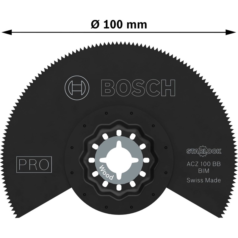 Bosch 1x PRO Multi Material ACZ 100 BB Multitool Blade
