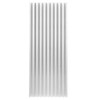 10pcs Aluminium Heatsink, 40 x 8 x 100 mm Radiator