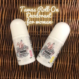 Crystal Rocks Tawas Roll-On Deodorant for Women and Men prevents body odour all day 50ml